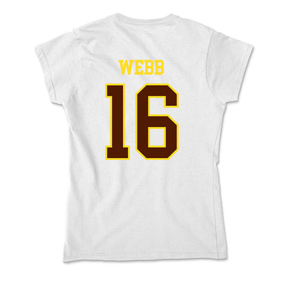 Western Michigan - NCAA Football : Corey Webb - Soft Style Women’s T-Shirt-1