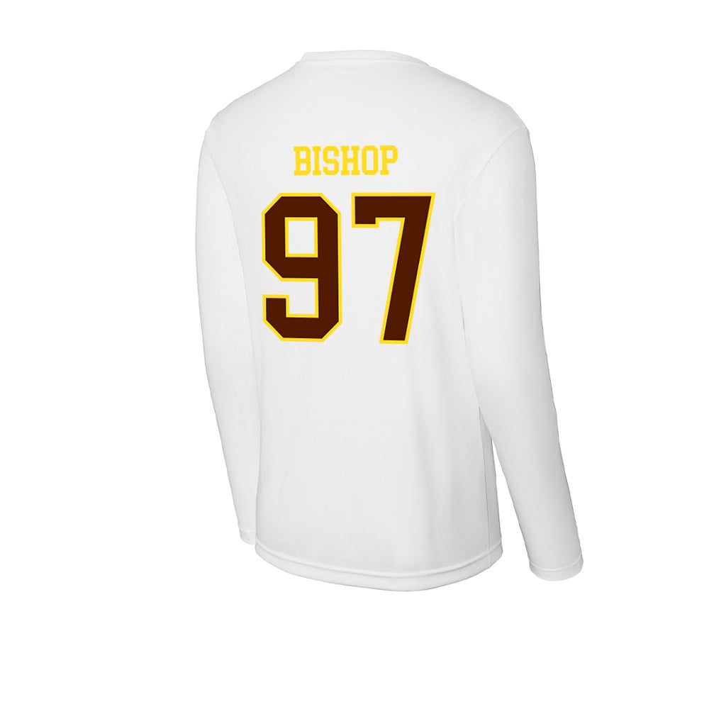 Western Michigan - NCAA Football : Noah Bishop - Activewear Long Sleeve T-Shirt-1