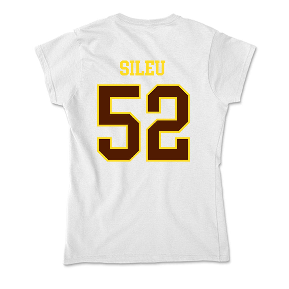 Western Michigan - NCAA Men's Basketball : Junior Sileu - Soft Style Women’s T-Shirt-1