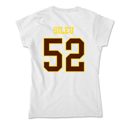 Western Michigan - NCAA Men's Basketball : Junior Sileu - Soft Style Women’s T-Shirt-1