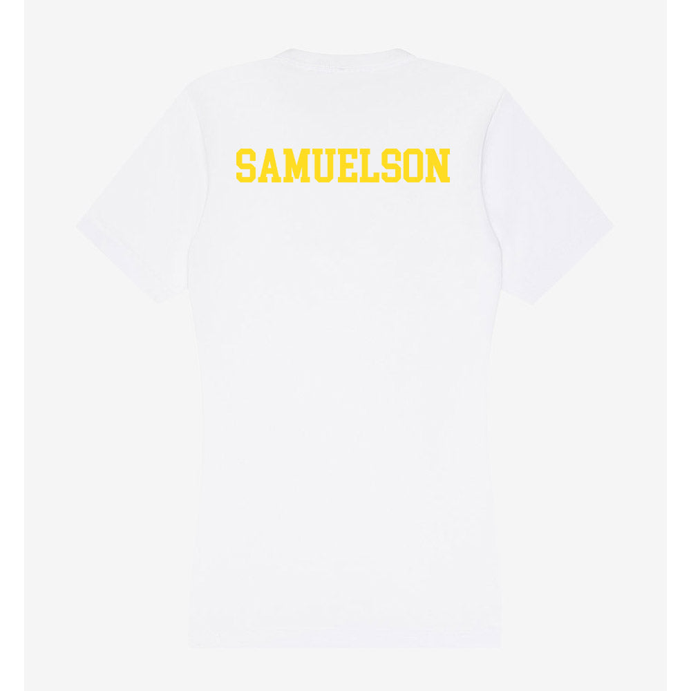 Western Michigan - NCAA Women's Gymnastics : Reese Samuelson - Women's V-Neck T-Shirt-1