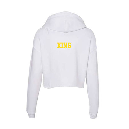 Western Michigan - NCAA Women's Gymnastics : Makenna King - Women's Crop Fleece Hoodie-1