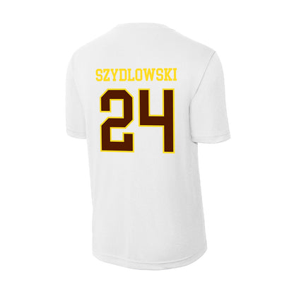 Western Michigan - NCAA Men's Ice Hockey : Garrett Szydlowski - Activewear T-Shirt-1