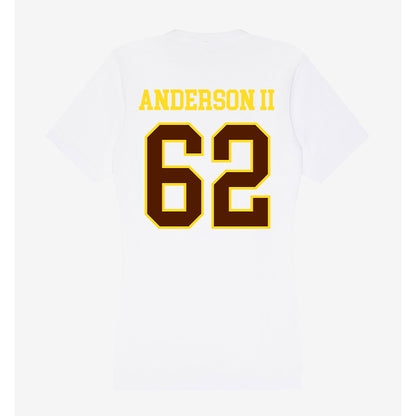 Western Michigan - NCAA Football : Raheem Anderson II - Women's V-Neck T-Shirt-1