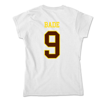 Western Michigan - NCAA Men's Ice Hockey : Zach Bade - Soft Style Women’s T-Shirt-1