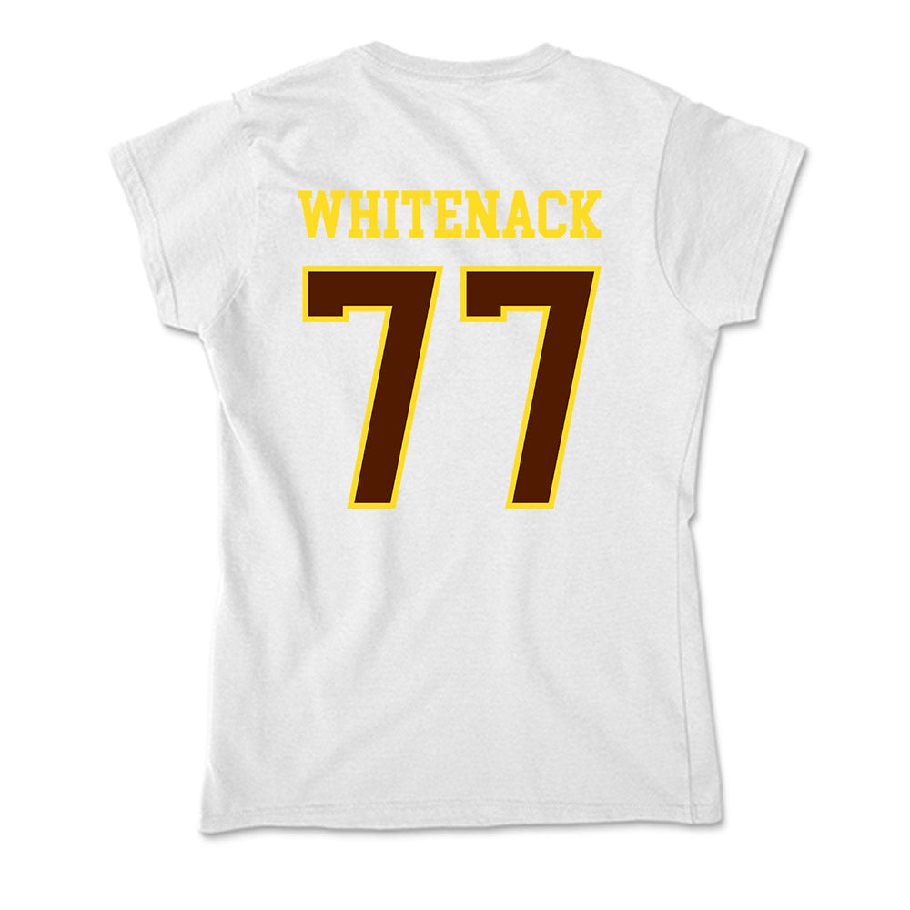Western Michigan - NCAA Football : Hunter Whitenack - Soft Style Women’s T-Shirt-1