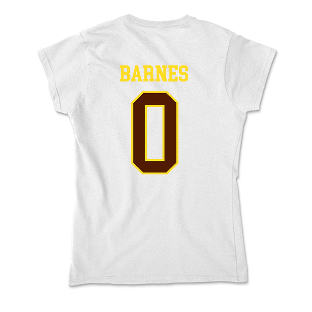 Western Michigan - NCAA Men's Basketball : Sharod Barnes - Soft Style Women’s T-Shirt-1