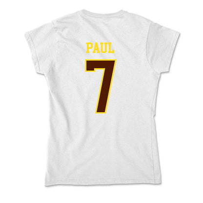 Western Michigan - NCAA Football : Isaiah Paul - Soft Style Women’s T-Shirt-1