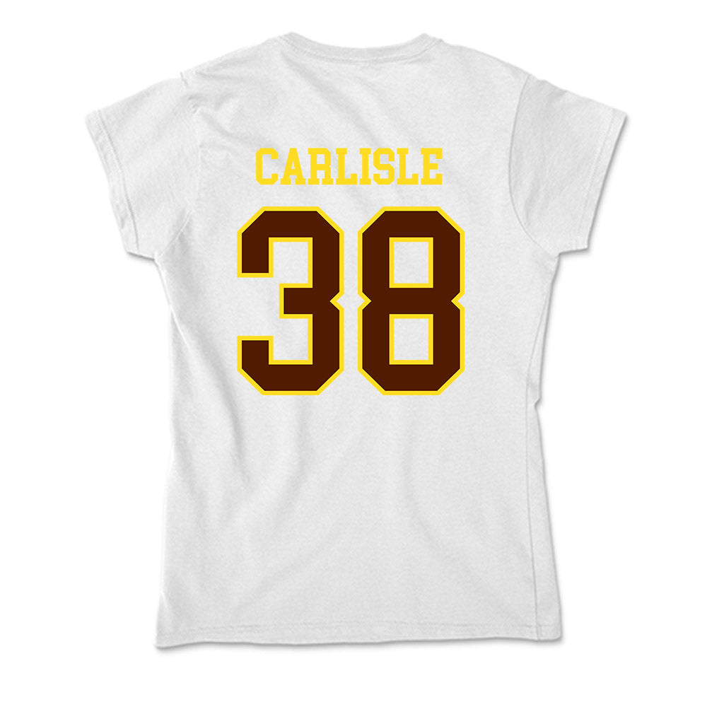 Western Michigan - NCAA Baseball : Sam Carlisle - Soft Style Women’s T-Shirt-1