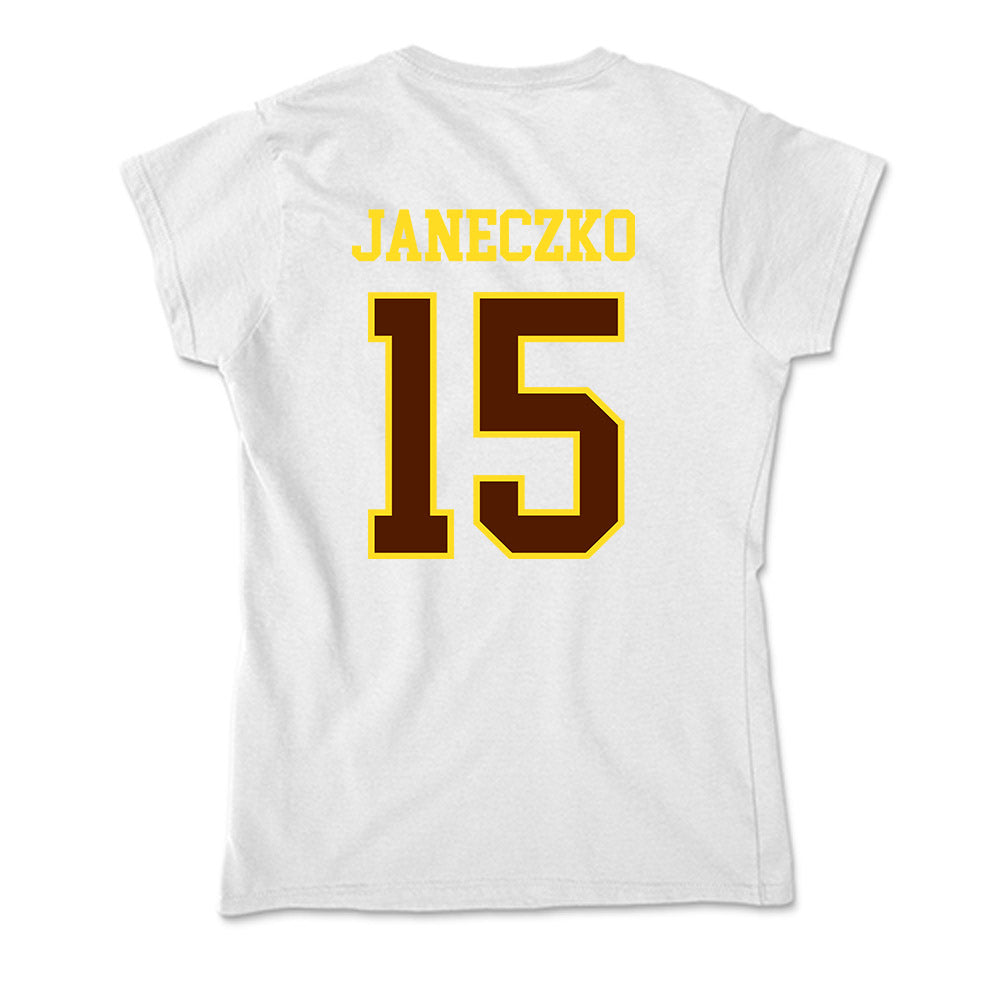 Western Michigan - NCAA Softball : Liliana Janeczko - Soft Style Women’s T-Shirt-1