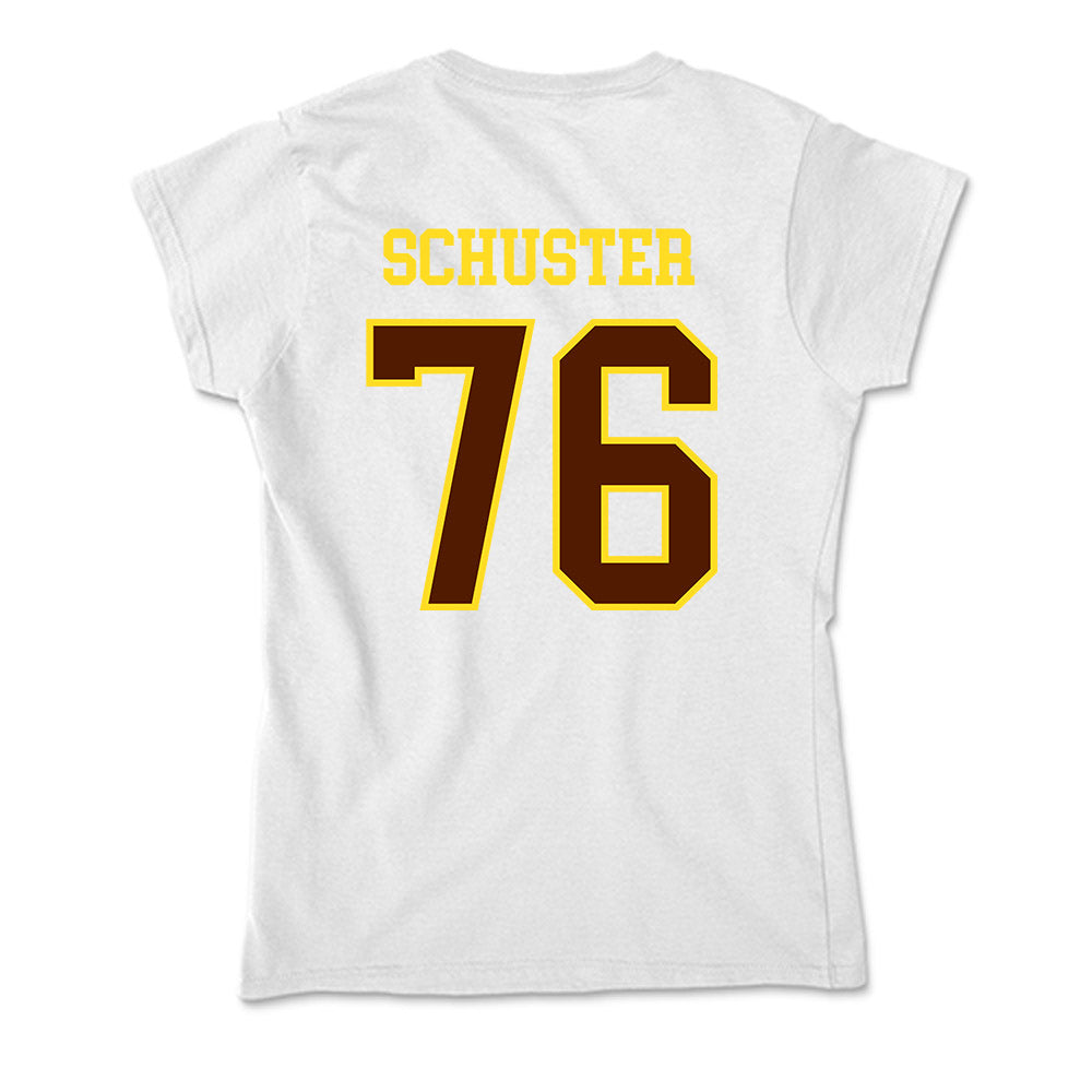 Western Michigan - NCAA Football : Chad Schuster - Soft Style Women’s T-Shirt-1