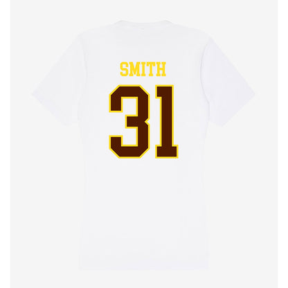 Western Michigan - NCAA Football : Hunter Smith - Women's V-Neck T-Shirt-1