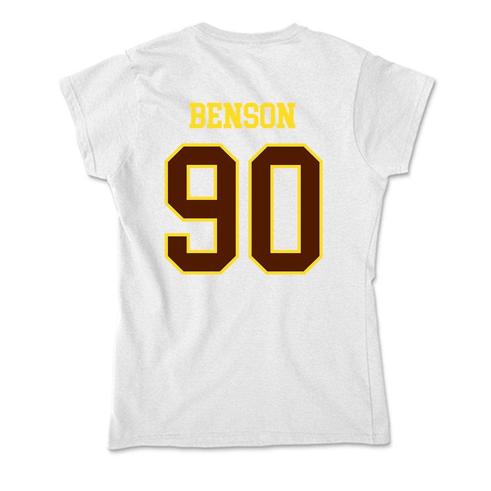 Western Michigan - NCAA Football : Jori Benson - Soft Style Women’s T-Shirt-1