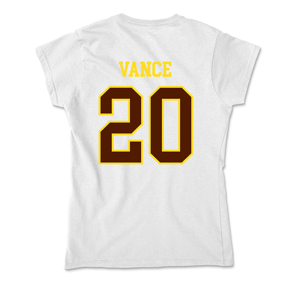 Western Michigan - NCAA Women's Soccer : Meredith Vance - Soft Style Women’s T-Shirt-1