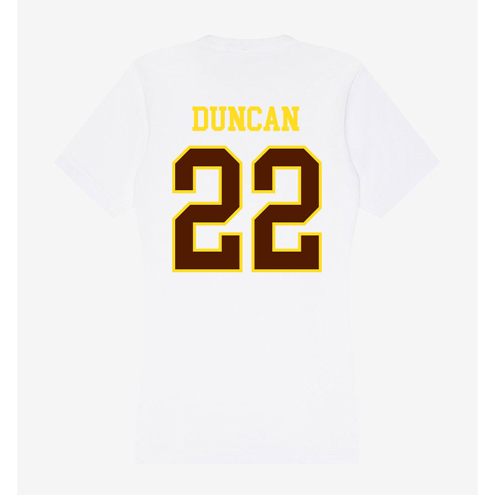 Western Michigan - NCAA Softball : Isabella Duncan - Women's V-Neck T-Shirt-1