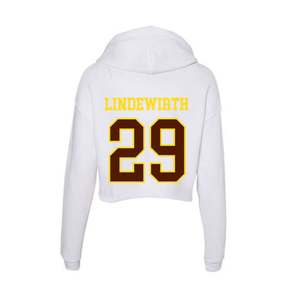 Western Michigan - NCAA Men's Soccer : Alex Lindewirth - Women's Crop Fleece Hoodie-1