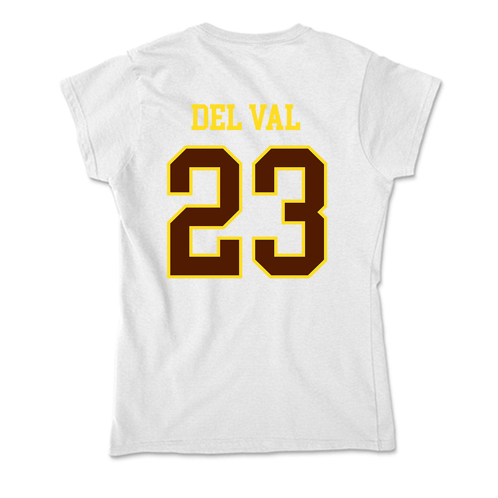 Western Michigan - NCAA Softball : Alysa Del Val - Soft Style Women’s T-Shirt-1