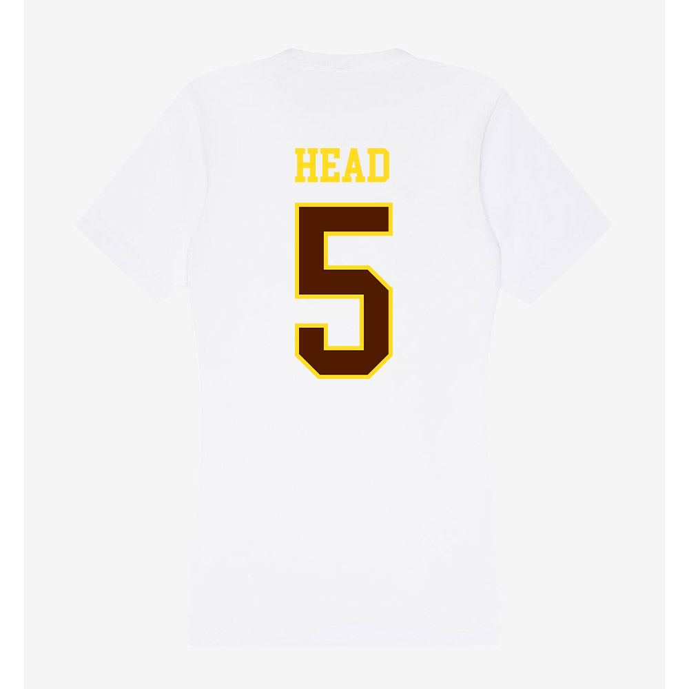 Western Michigan - NCAA Softball : Tristen Head - Women's V-Neck T-Shirt-1