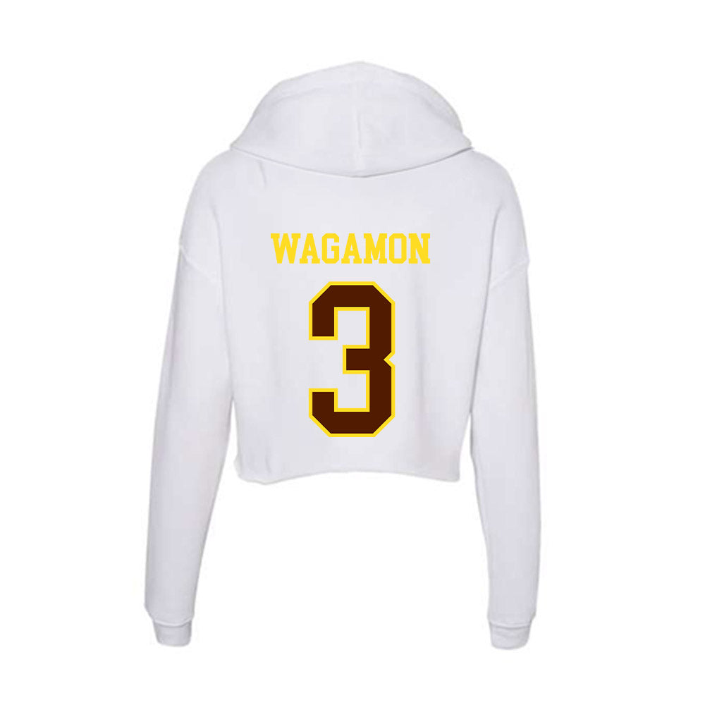 Western Michigan - NCAA Women's Soccer : RJ Wagamon - Women's Crop Fleece Hoodie-1