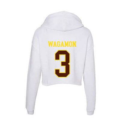 Western Michigan - NCAA Women's Soccer : RJ Wagamon - Women's Crop Fleece Hoodie-1