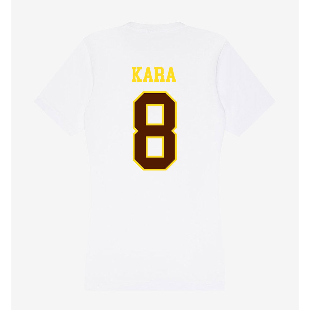 Western Michigan - NCAA Softball : Hailee Kara - Women's V-Neck T-Shirt-1
