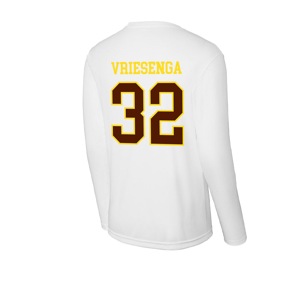 Western Michigan - NCAA Baseball : Zach Vriesenga - Activewear Long Sleeve T-Shirt-1