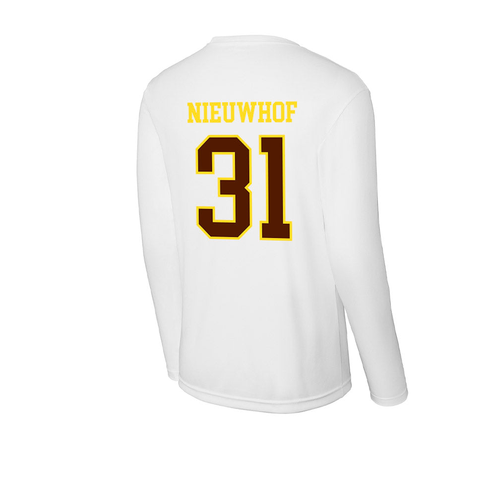 Western Michigan - NCAA Men's Soccer : Emiel Nieuwhof - Activewear Long Sleeve T-Shirt-1