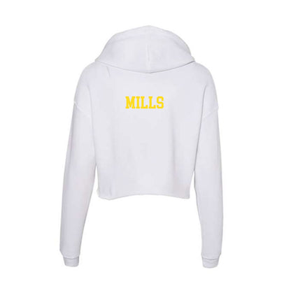 Western Michigan - NCAA Women's Gymnastics : Tricia Mills - Women's Crop Fleece Hoodie-1