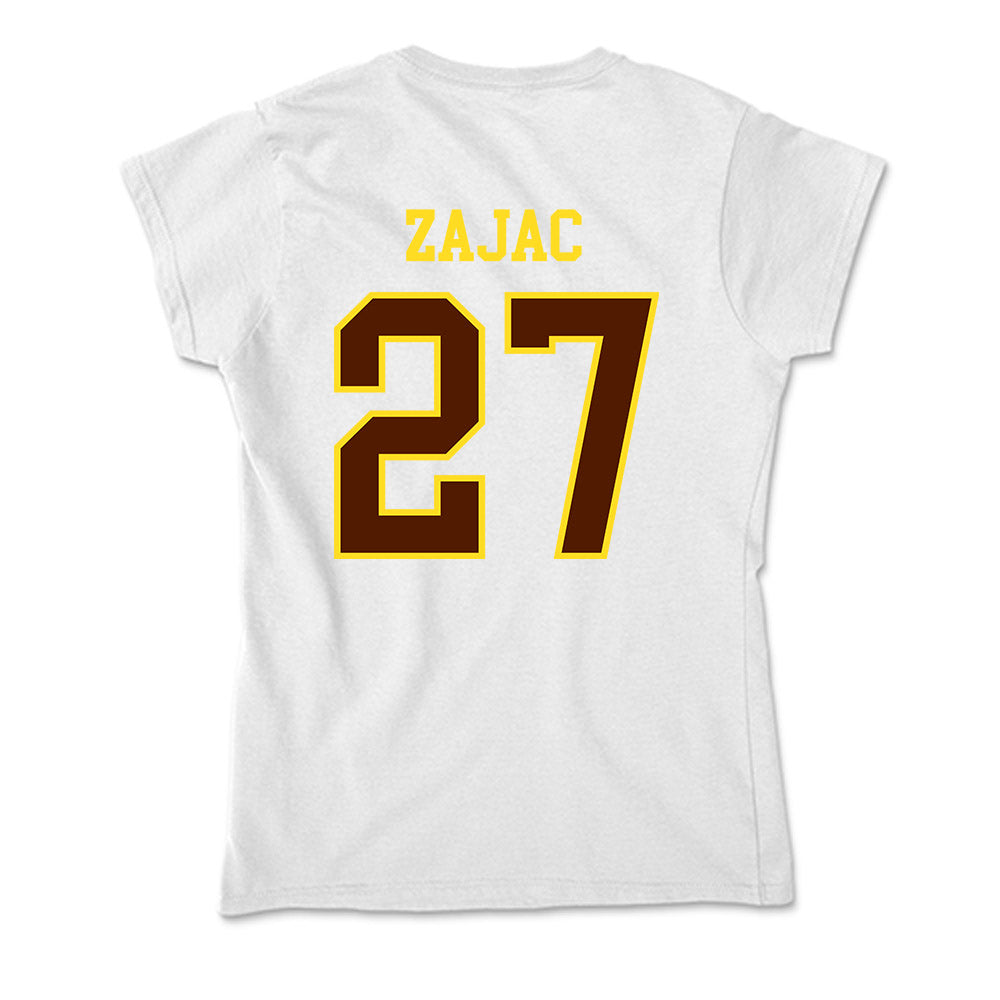 Western Michigan - NCAA Baseball : Nolan Zajac - Soft Style Women’s T-Shirt-1