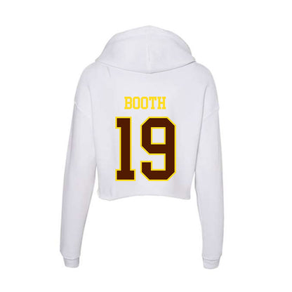 Western Michigan - NCAA Softball : Micaela Booth - Women's Crop Fleece Hoodie-1