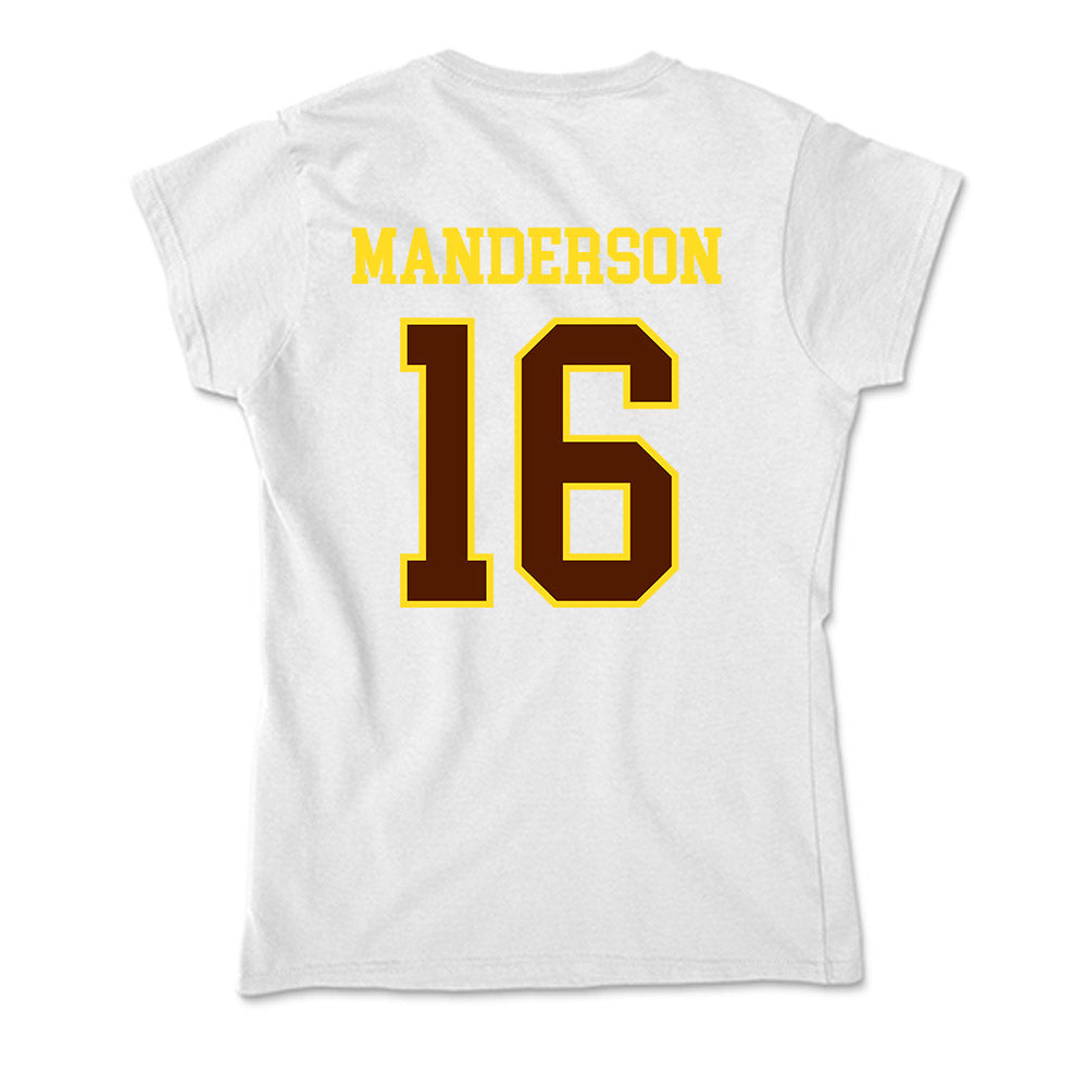 Western Michigan - NCAA Women's Soccer : Jaida Manderson - Soft Style Women’s T-Shirt-1