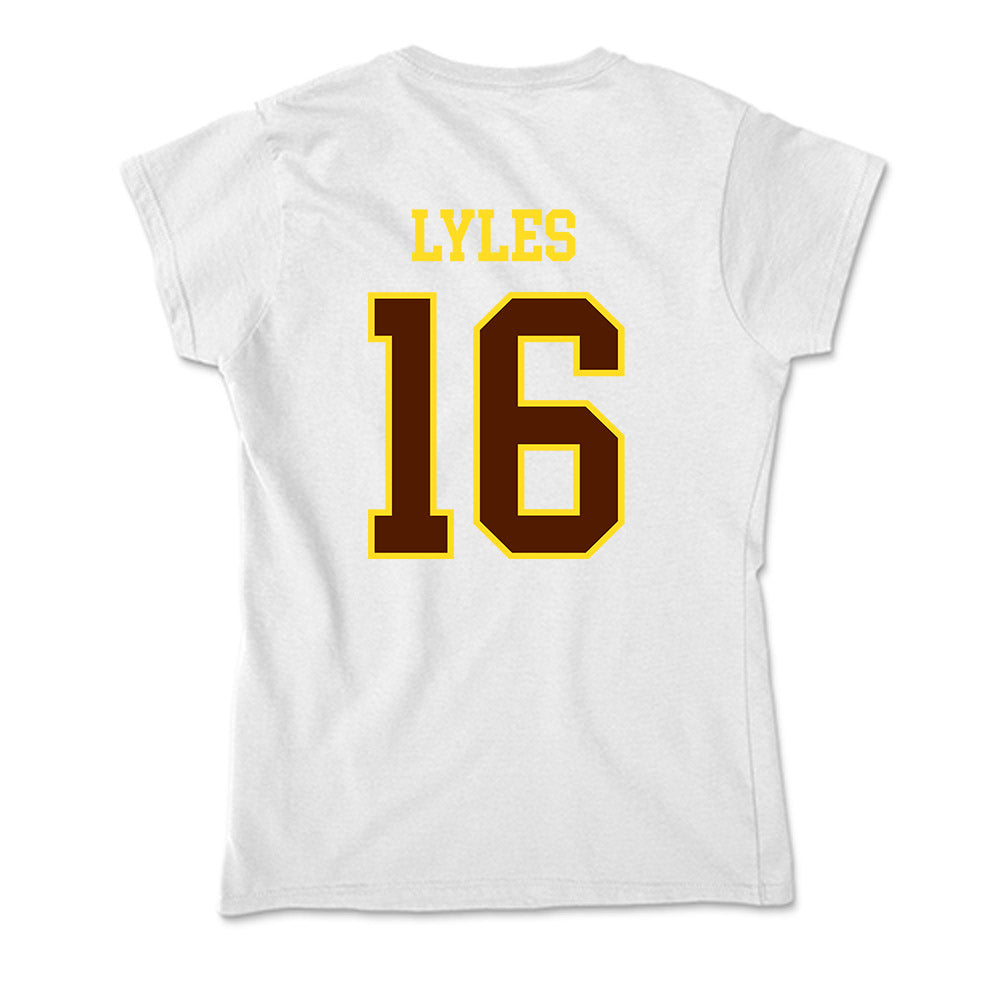 Western Michigan - NCAA Football : Jaden Lyles - Soft Style Women’s T-Shirt-1