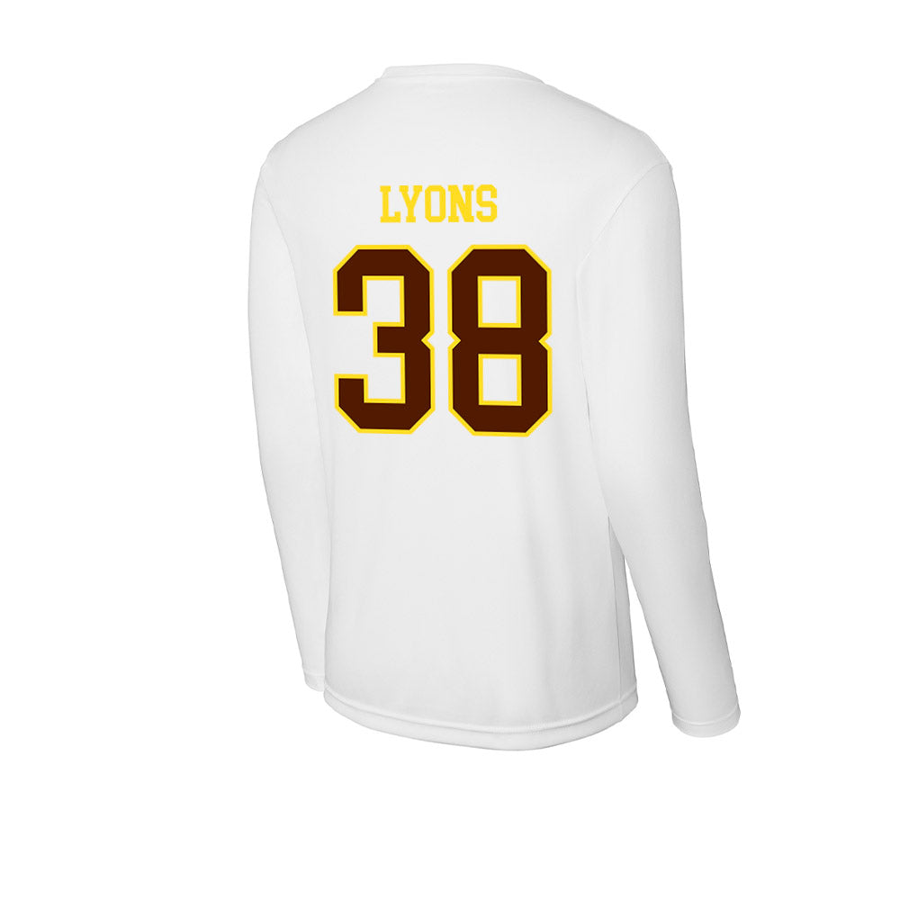Western Michigan - NCAA Football : Spencer Lyons - Activewear Long Sleeve T-Shirt-1