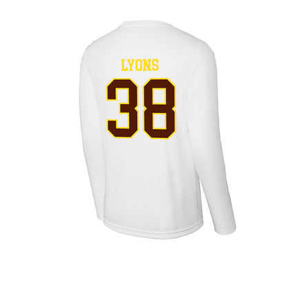 Western Michigan - NCAA Football : Spencer Lyons - Activewear Long Sleeve T-Shirt-1