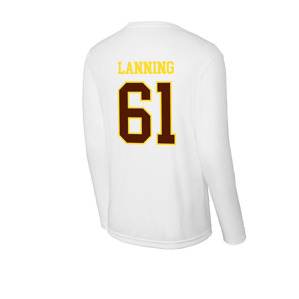 Western Michigan - NCAA Football : Parker Lanning - Activewear Long Sleeve T-Shirt-1