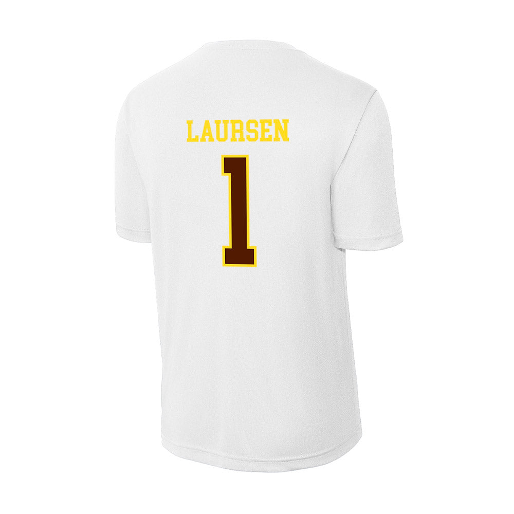 Western Michigan - NCAA Men's Ice Hockey : Kirk Laursen - Activewear T-Shirt-1