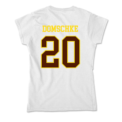Western Michigan - NCAA Football : Palmer Domschke - Soft Style Women’s T-Shirt-1