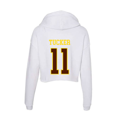 Western Michigan - NCAA Football : Nadame Tucker - Women's Crop Fleece Hoodie-1
