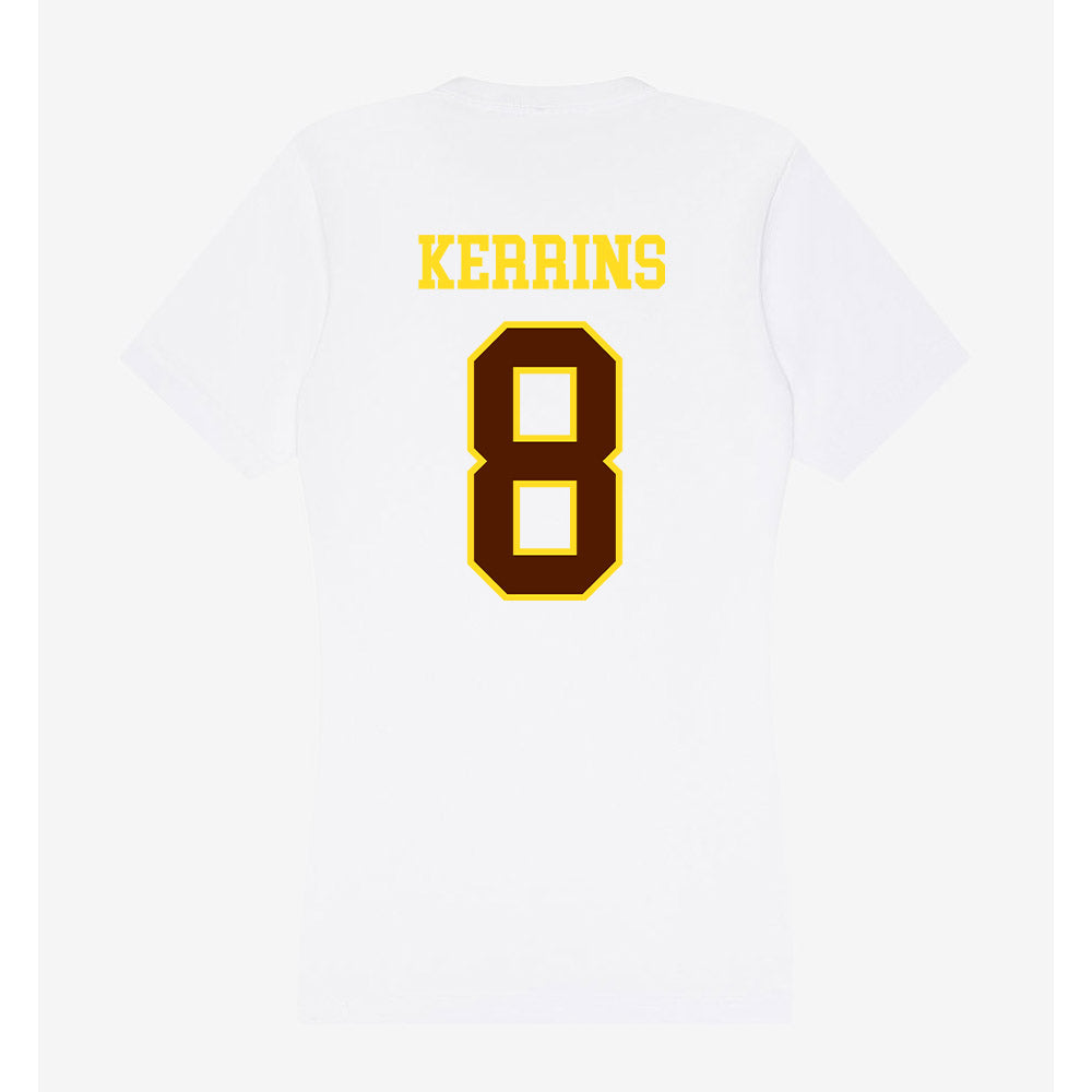 Western Michigan - NCAA Baseball : Luke Kerrins - Women's V-Neck T-Shirt-1