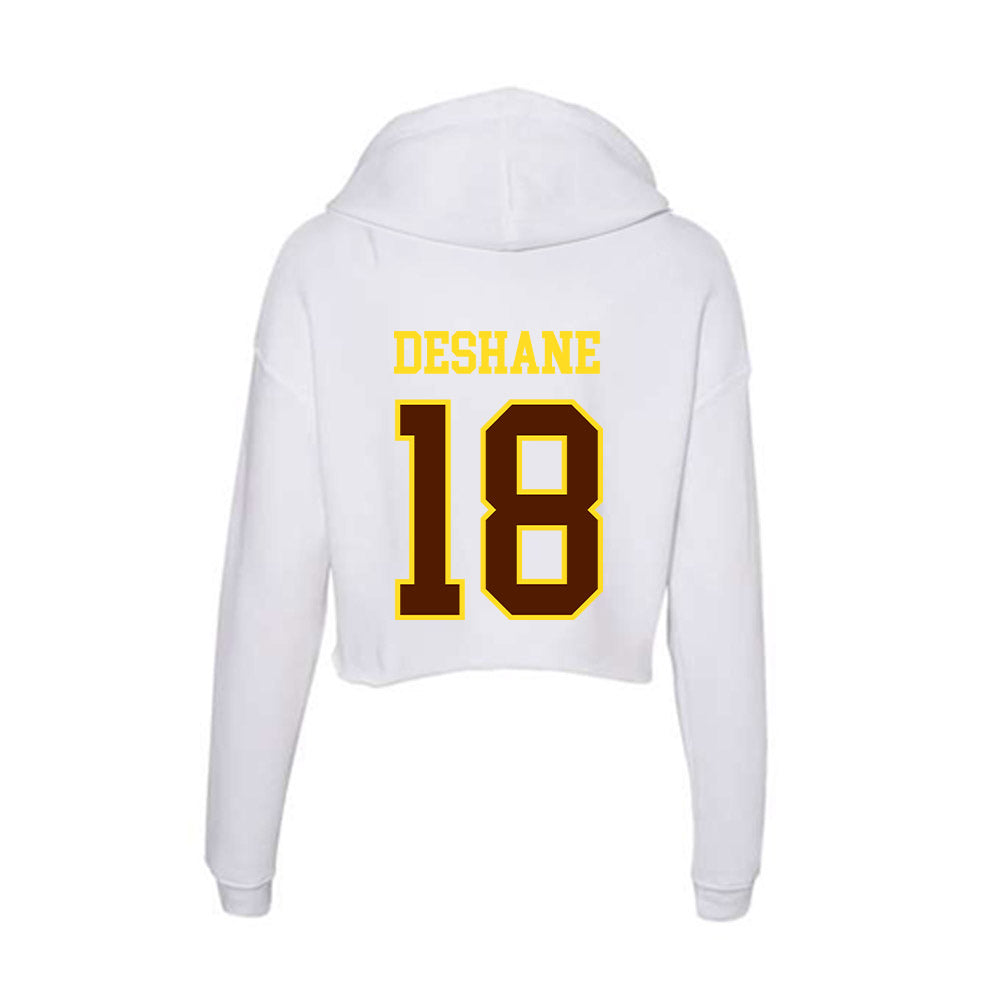 Western Michigan - NCAA Women's Soccer : Taryn DeShane - Women's Crop Fleece Hoodie-1