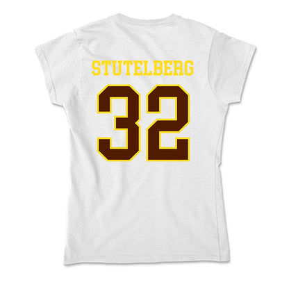 Western Michigan - NCAA Women's Basketball : Maggie Stutelberg - Soft Style Women’s T-Shirt-1
