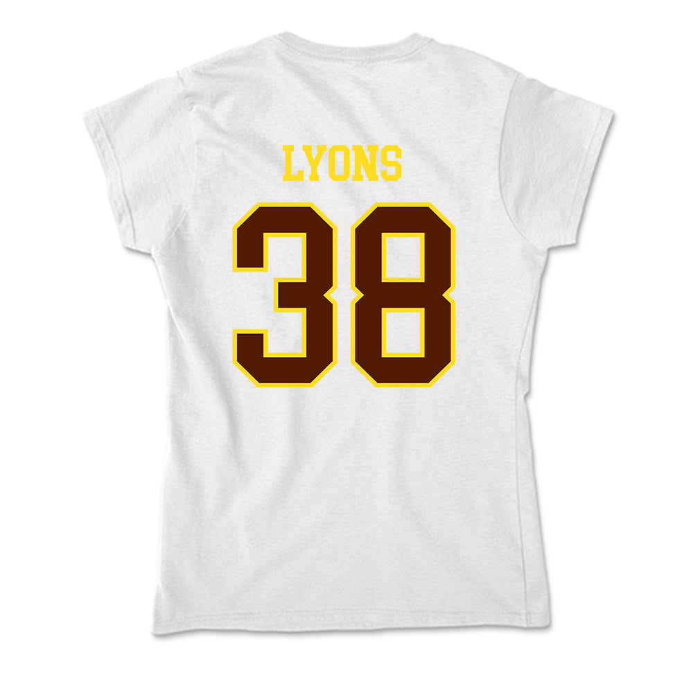Western Michigan - NCAA Football : Spencer Lyons - Soft Style Women’s T-Shirt-1