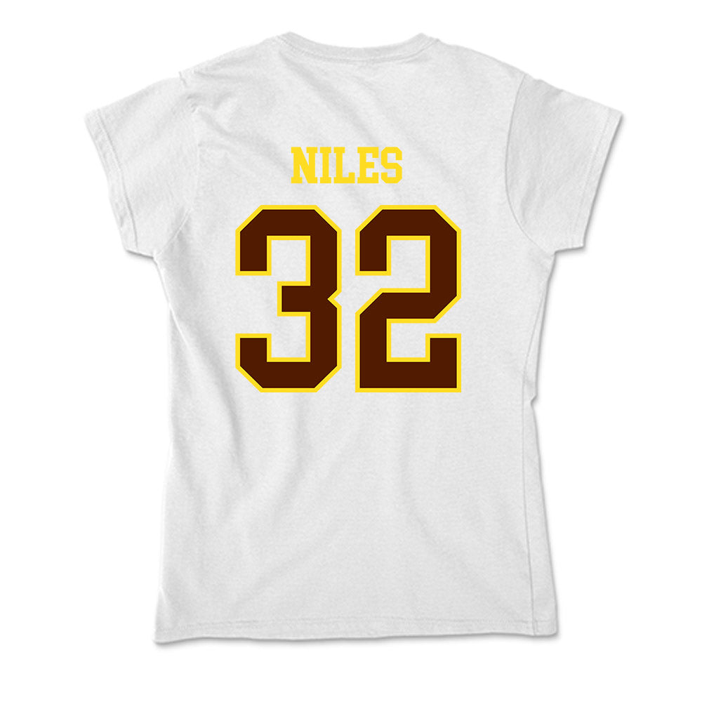 Western Michigan - NCAA Softball : Analeez Niles - Soft Style Women’s T-Shirt-1