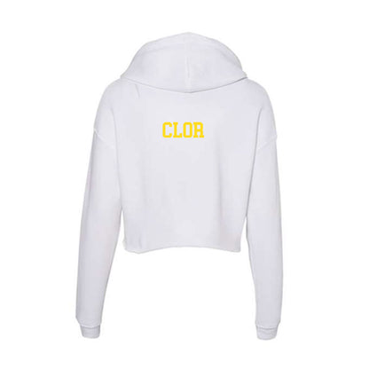 Western Michigan - NCAA Women's Cross Country : Madison Clor - Women's Crop Fleece Hoodie-1