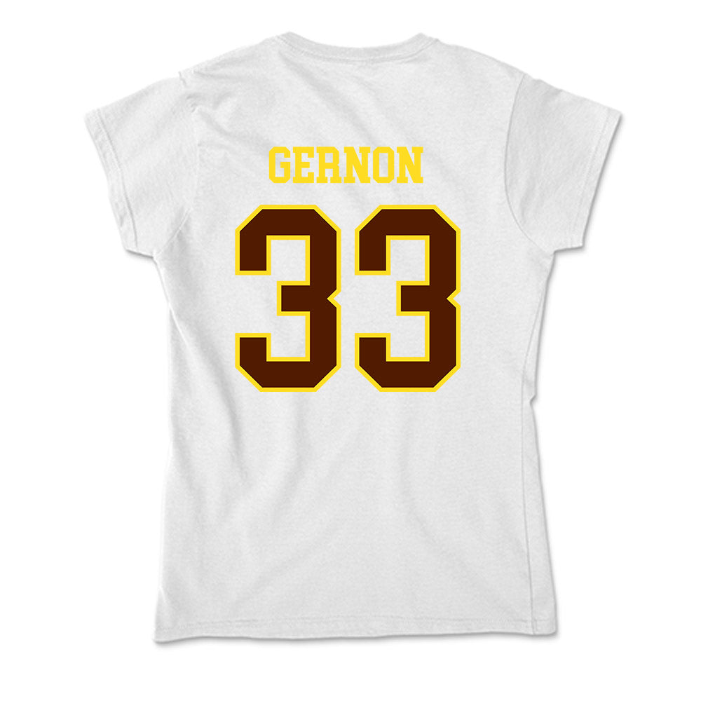 Western Michigan - NCAA Baseball : Jake Gernon - Soft Style Women’s T-Shirt-1