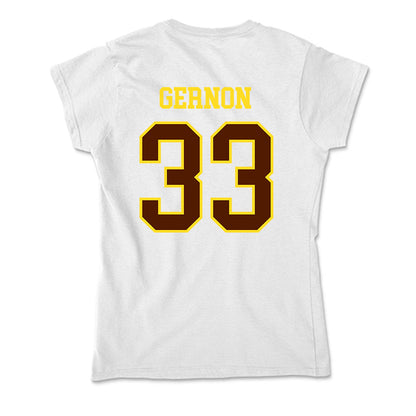 Western Michigan - NCAA Baseball : Jake Gernon - Soft Style Women’s T-Shirt-1