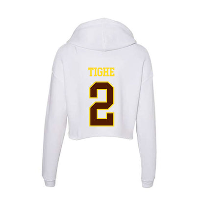 Western Michigan - NCAA Softball : Caitlin Tighe - Women's Crop Fleece Hoodie-1