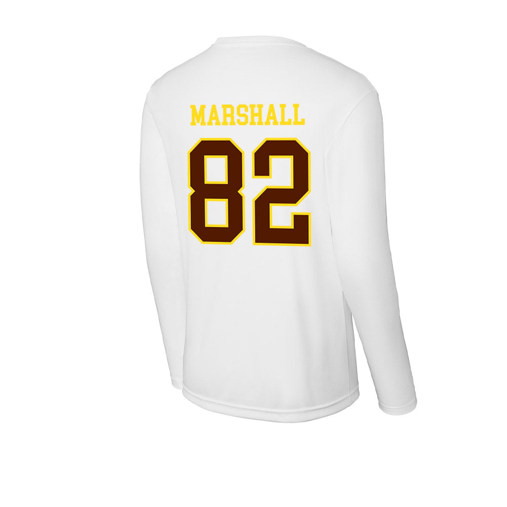 Western Michigan - NCAA Football : Terence Marshall - Activewear Long Sleeve T-Shirt-1
