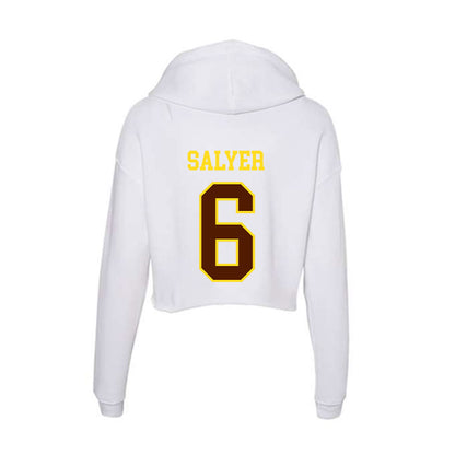 Western Michigan - NCAA Softball : Kaylee Salyer - Women's Crop Fleece Hoodie-1