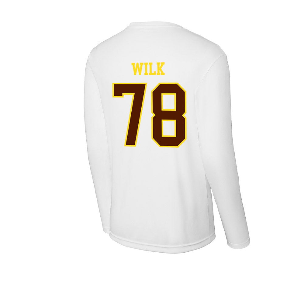 Western Michigan - NCAA Football : Jacob Wilk - Activewear Long Sleeve T-Shirt-1